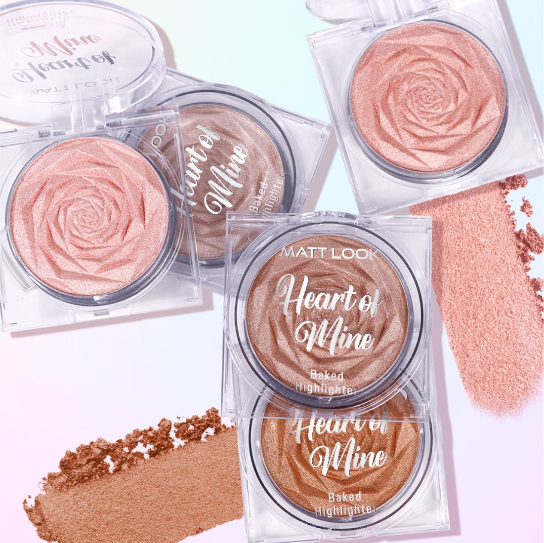 Matt look Heart Of Mine Baked Highlighter