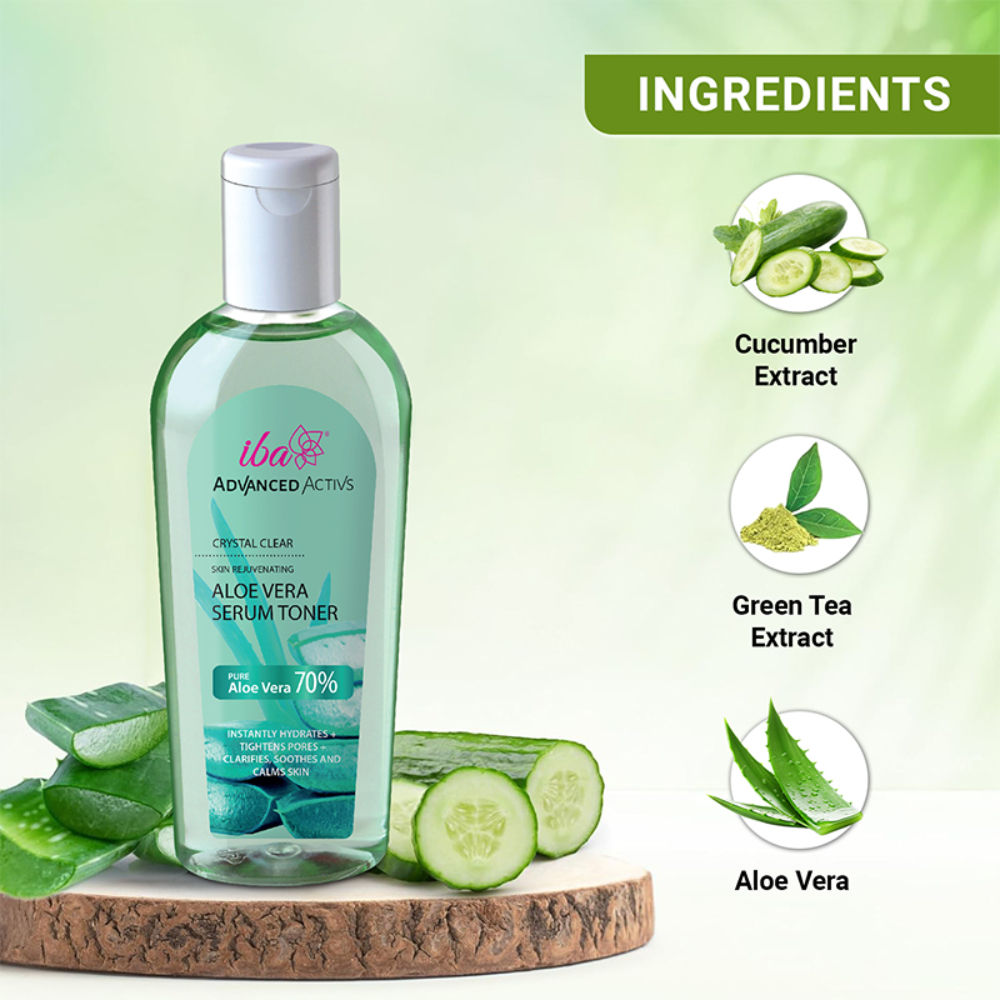 Iba Advanced Activs Crystal Clear Aloe Vera Serum Toner