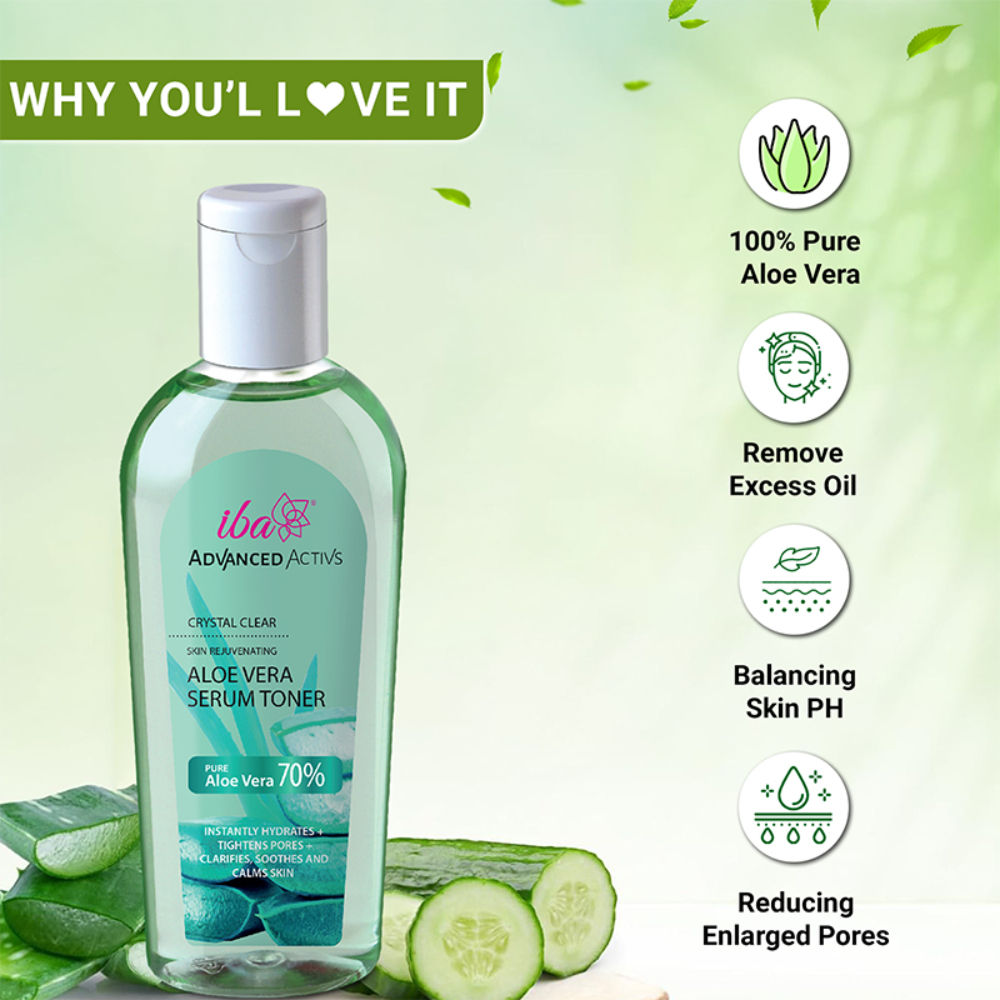 Iba Advanced Activs Crystal Clear Aloe Vera Serum Toner