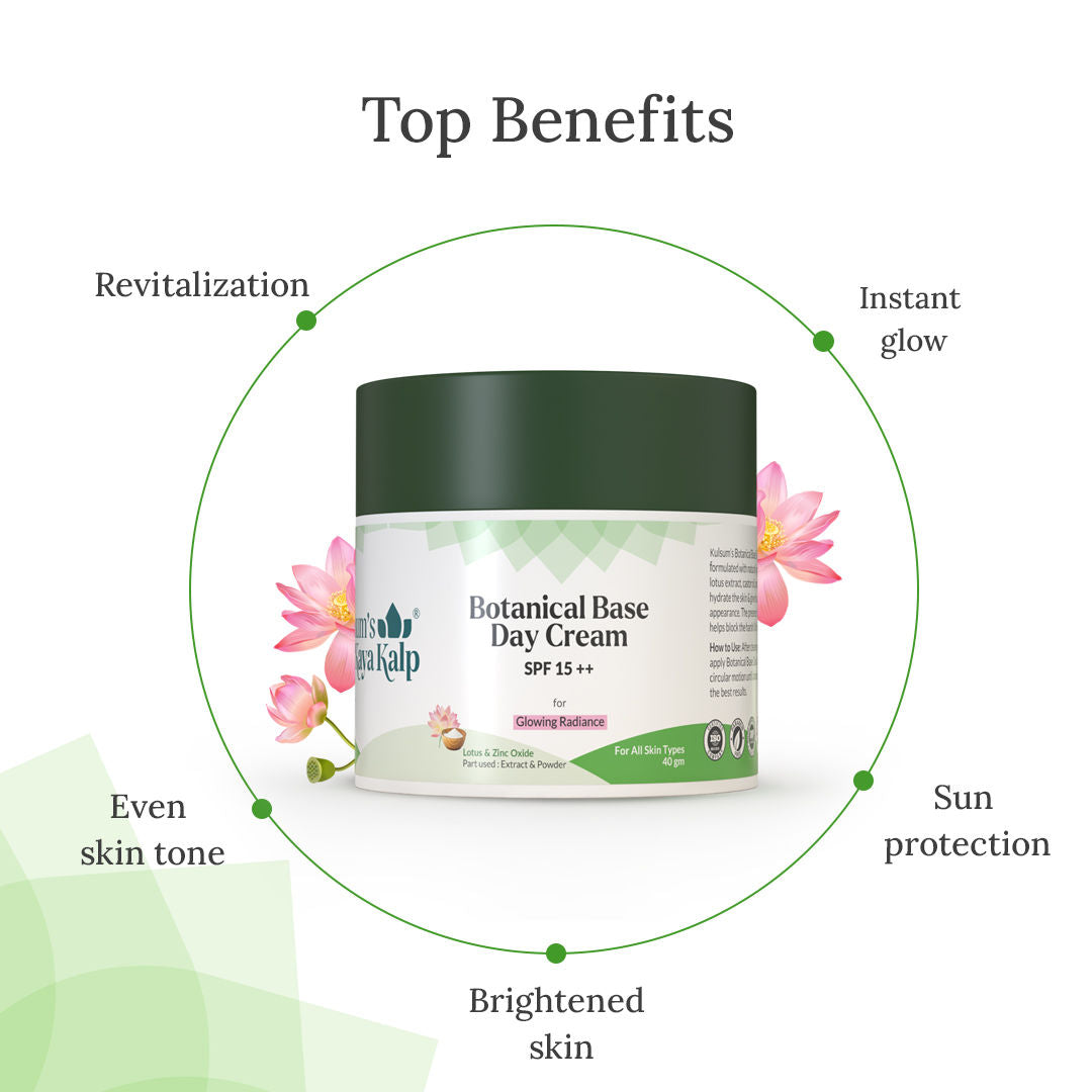 Kulsum's Kaya Kalp Botanical Base Day Cream SPF15++