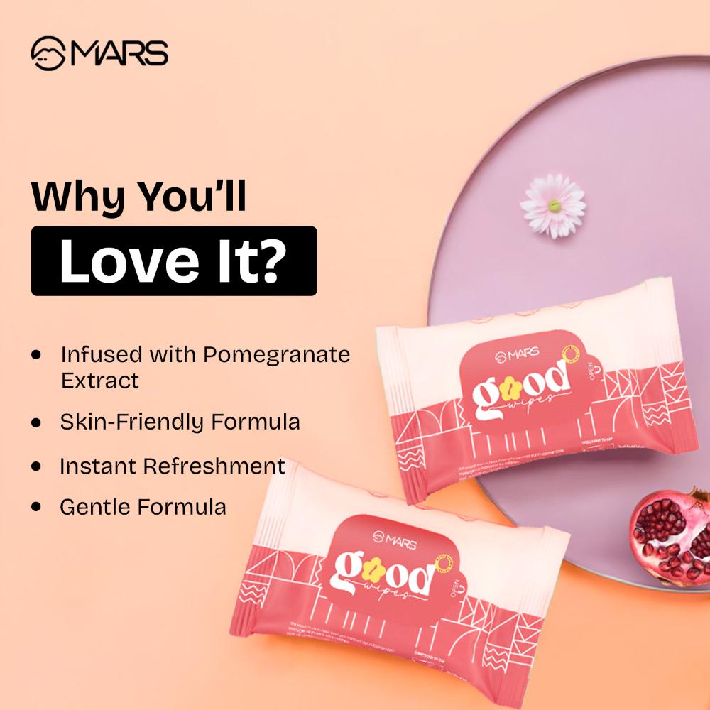 MARS Good Travel Friendly Wipes