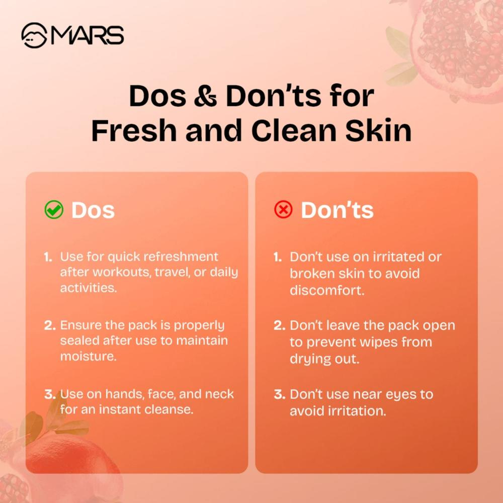 MARS Good Travel Friendly Wipes