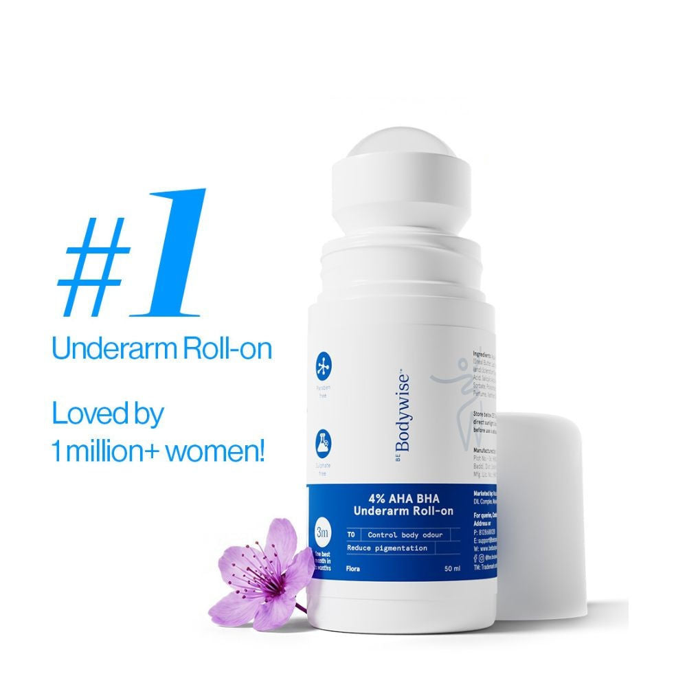 Be Bodywise 4% AHA BHA Underarm Roll On