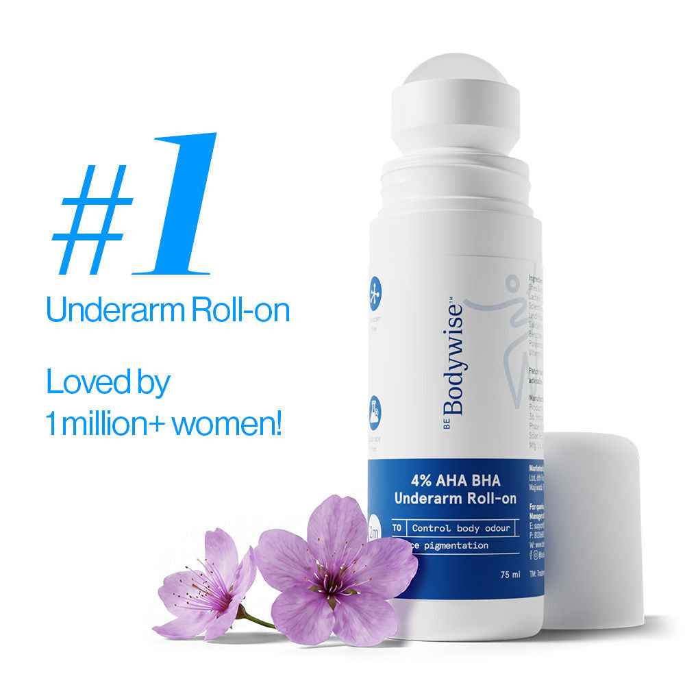 Be Bodywise 4% AHA BHA Underarm Roll On
