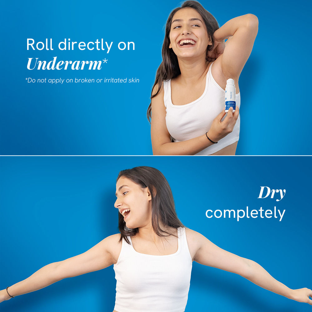 Be Bodywise 4% AHA BHA Fragrance Free Underarm Roll On - With 2% Lactic Acid & Alpha Arbutin