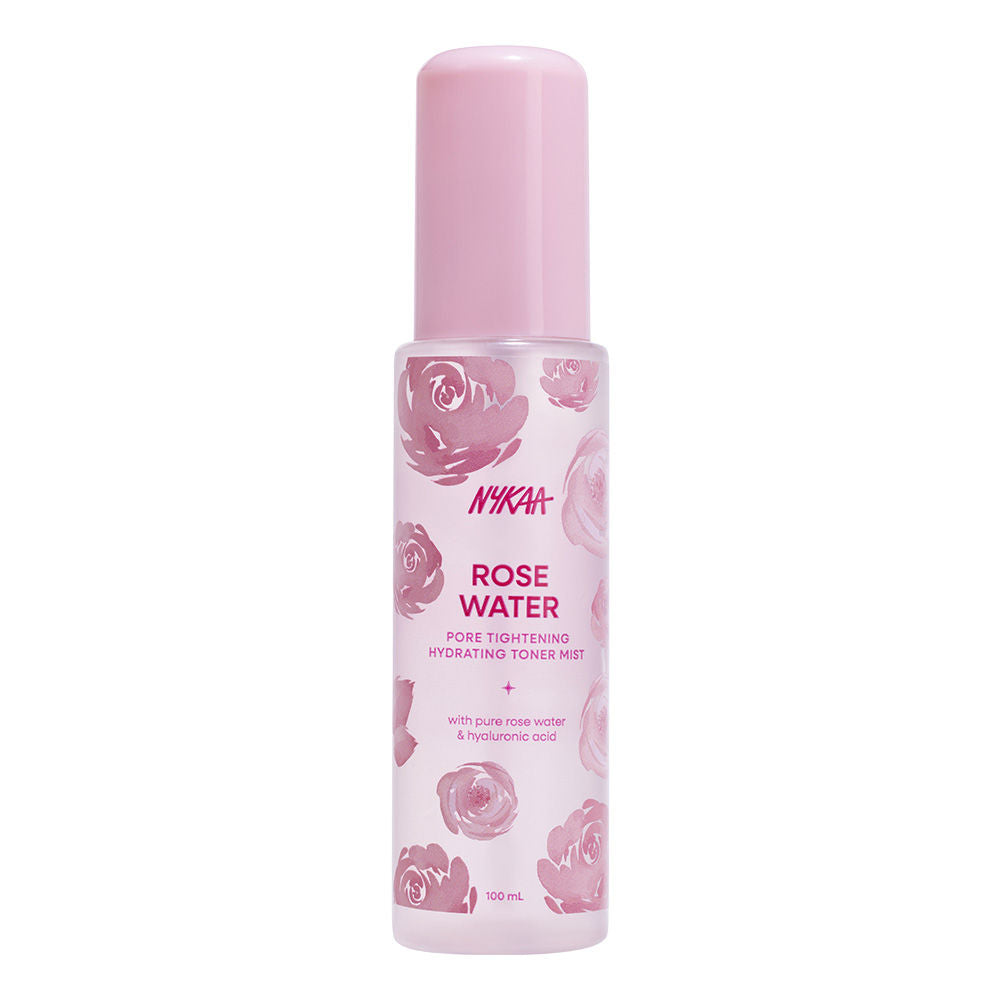 Nykaa Skin Rose Water Toner Mist with Hyaluronic Acid for Intense Hydration & Skin Barrier Repair