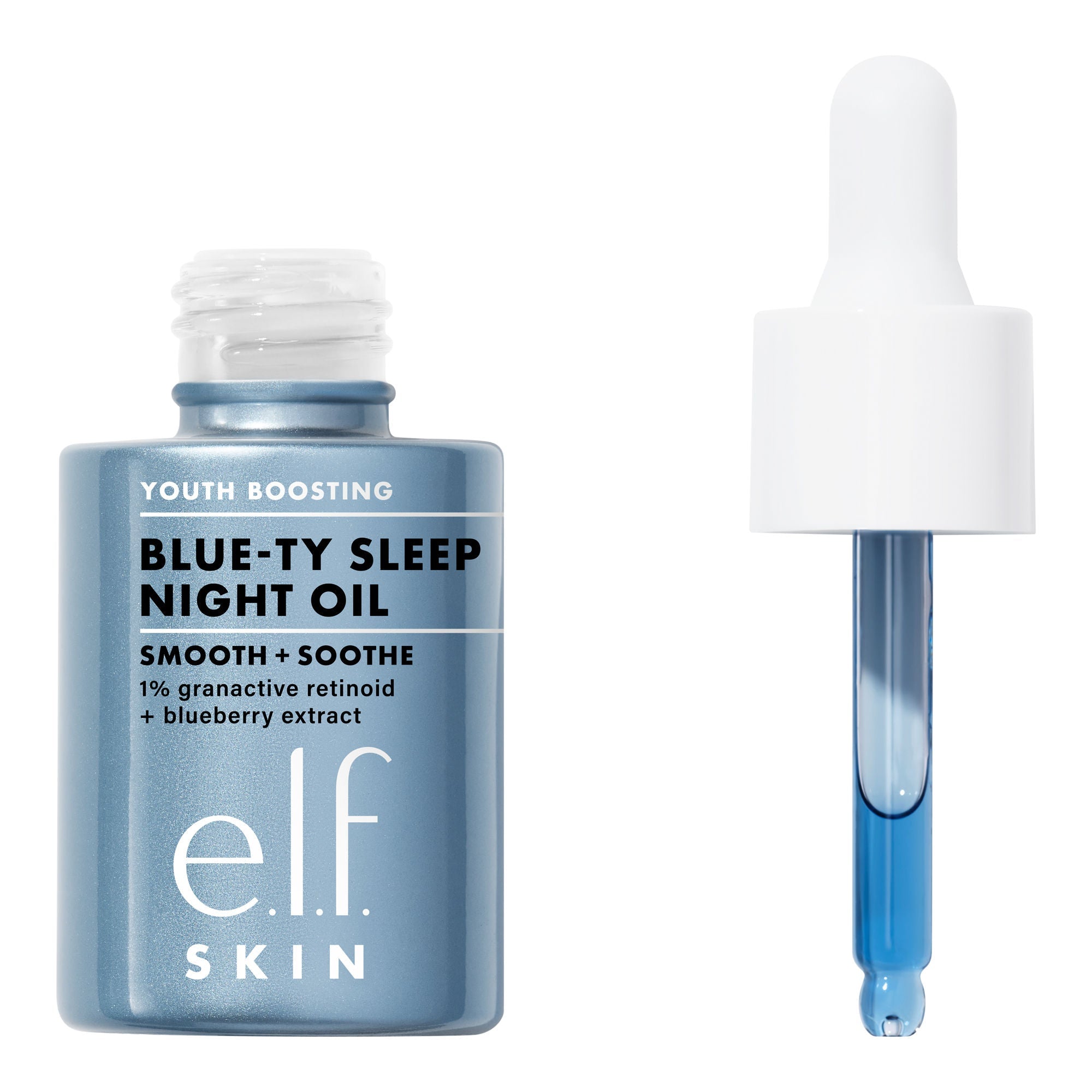 e.l.f. Cosmetics Youth Boosting Blue-Ty Sleep Night Oil