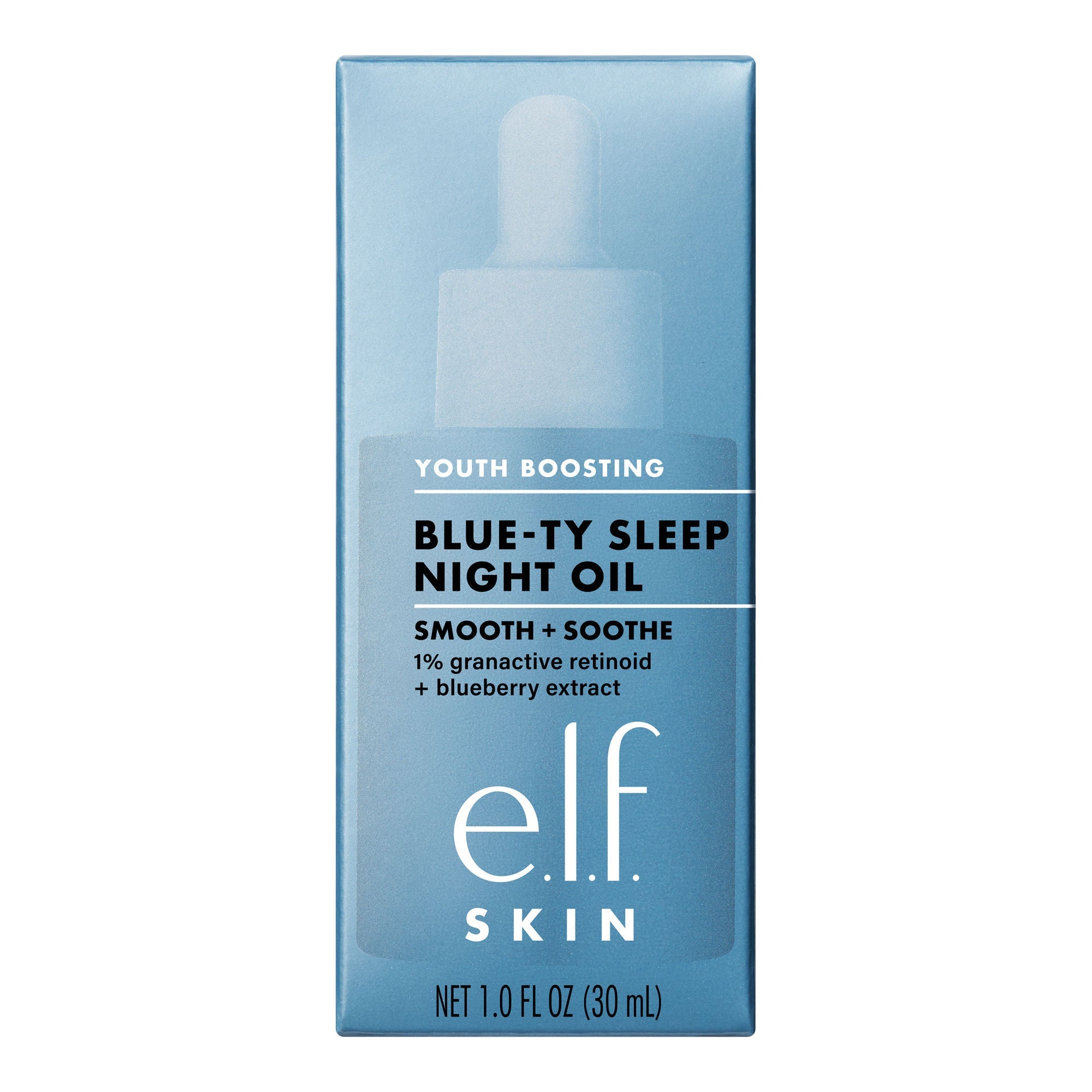 e.l.f. Cosmetics Youth Boosting Blue-Ty Sleep Night Oil