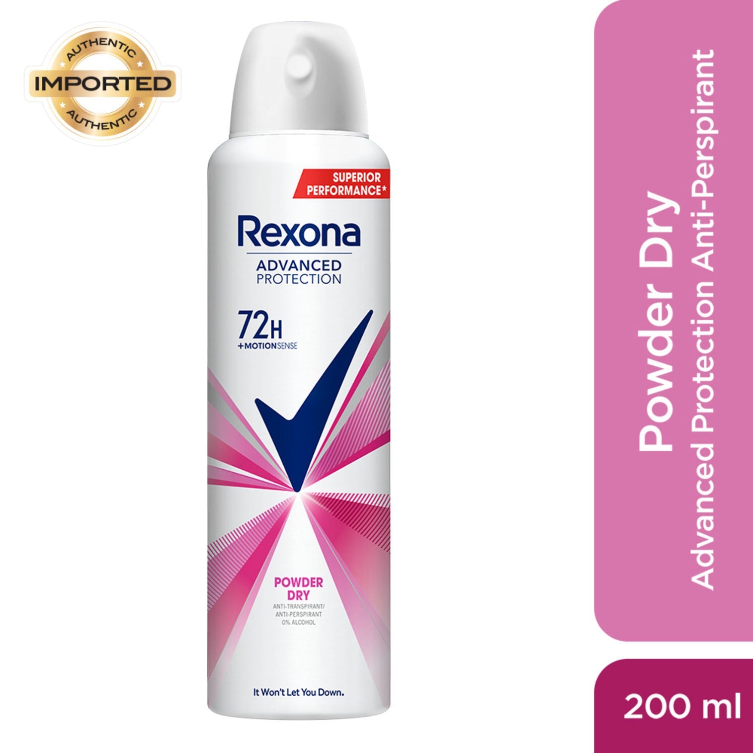 Rexona Powder Dry Advanced Protection Anti-Perspirant Deodorant For Women