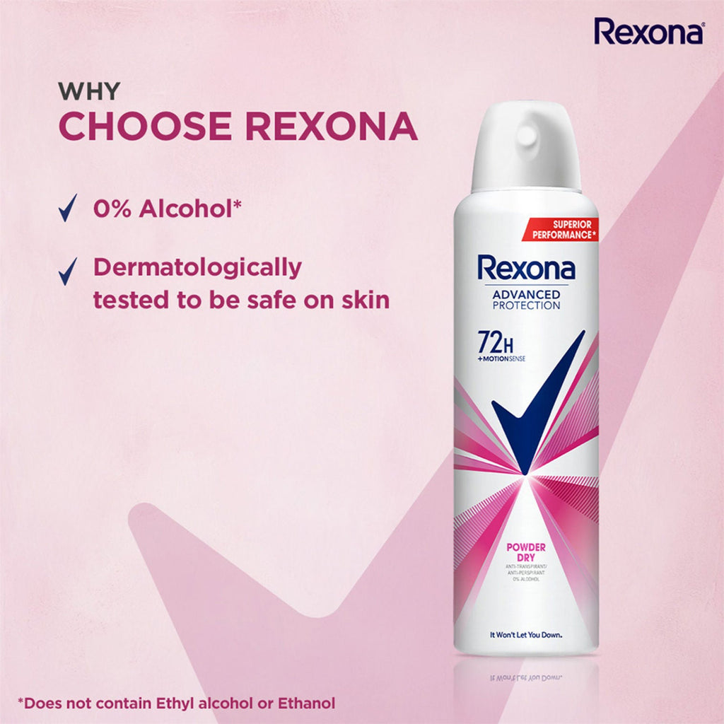 Rexona Powder Dry Advanced Protection Anti-Perspirant Deodorant For Women