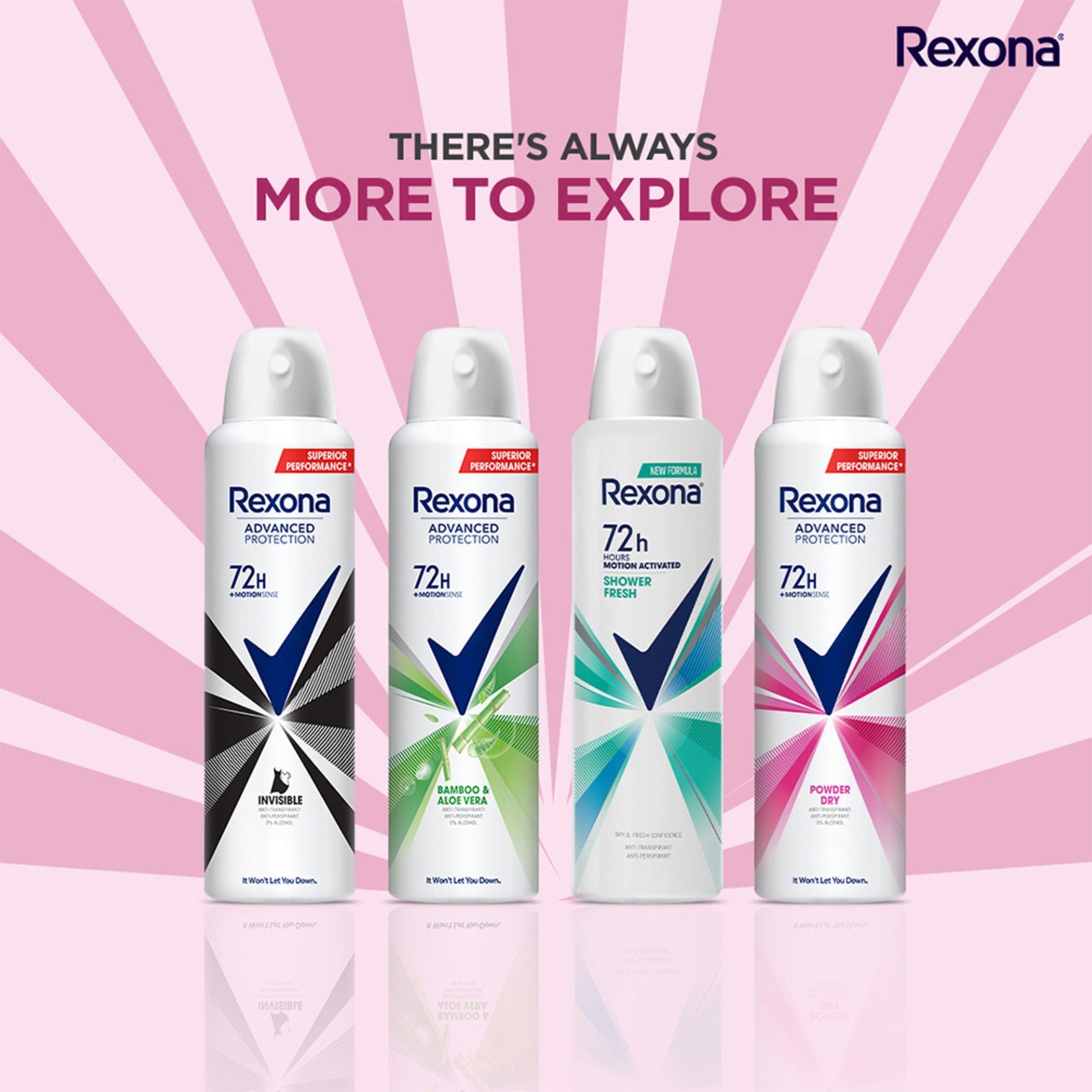Rexona Powder Dry Advanced Protection Anti-Perspirant Deodorant For Women
