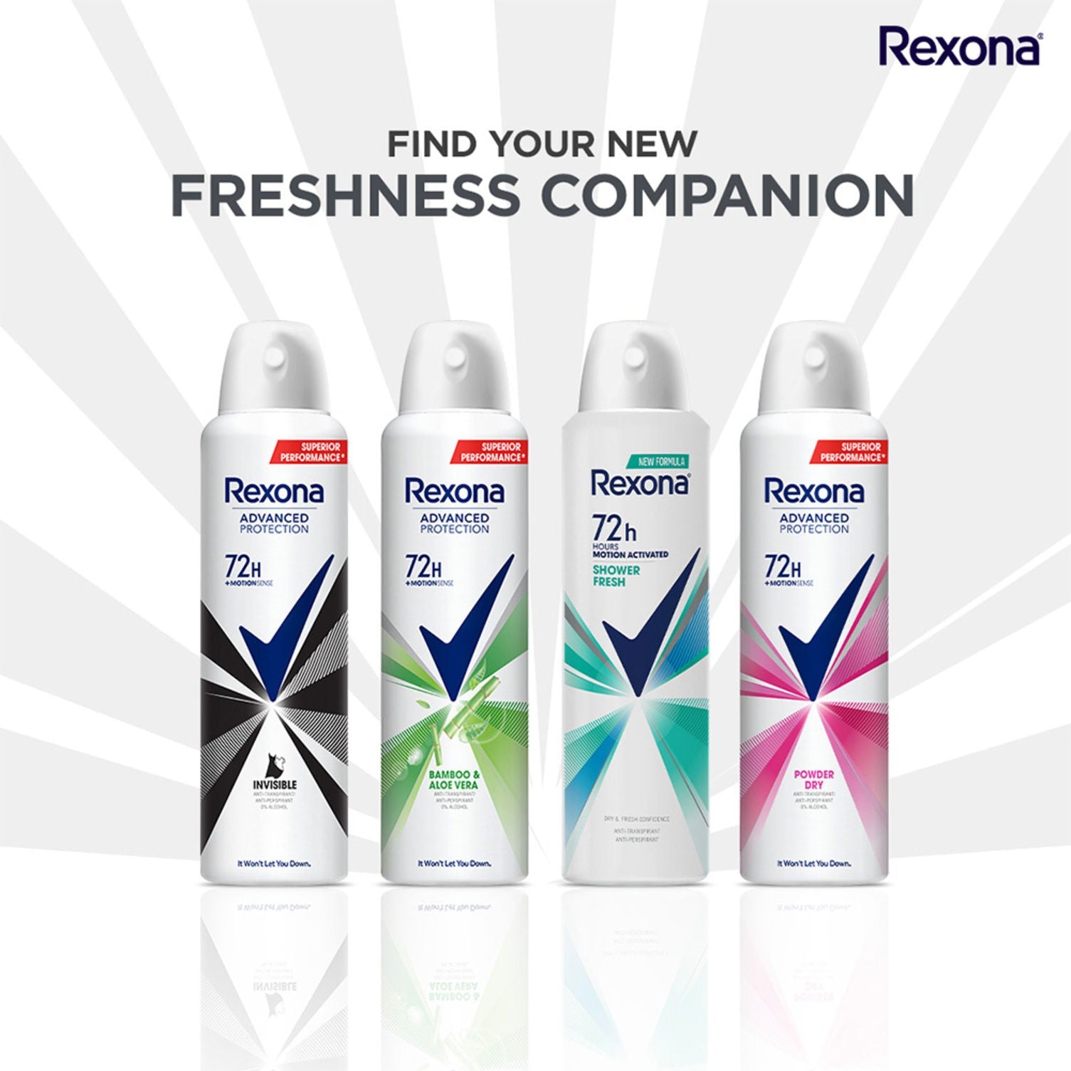 Rexona Invisible Advanced Protection Anti-Perspirant Deodorant For Women