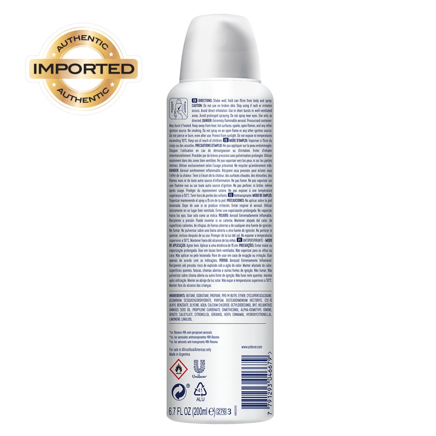Rexona Invisible Advanced Protection Anti-Perspirant Deodorant For Women