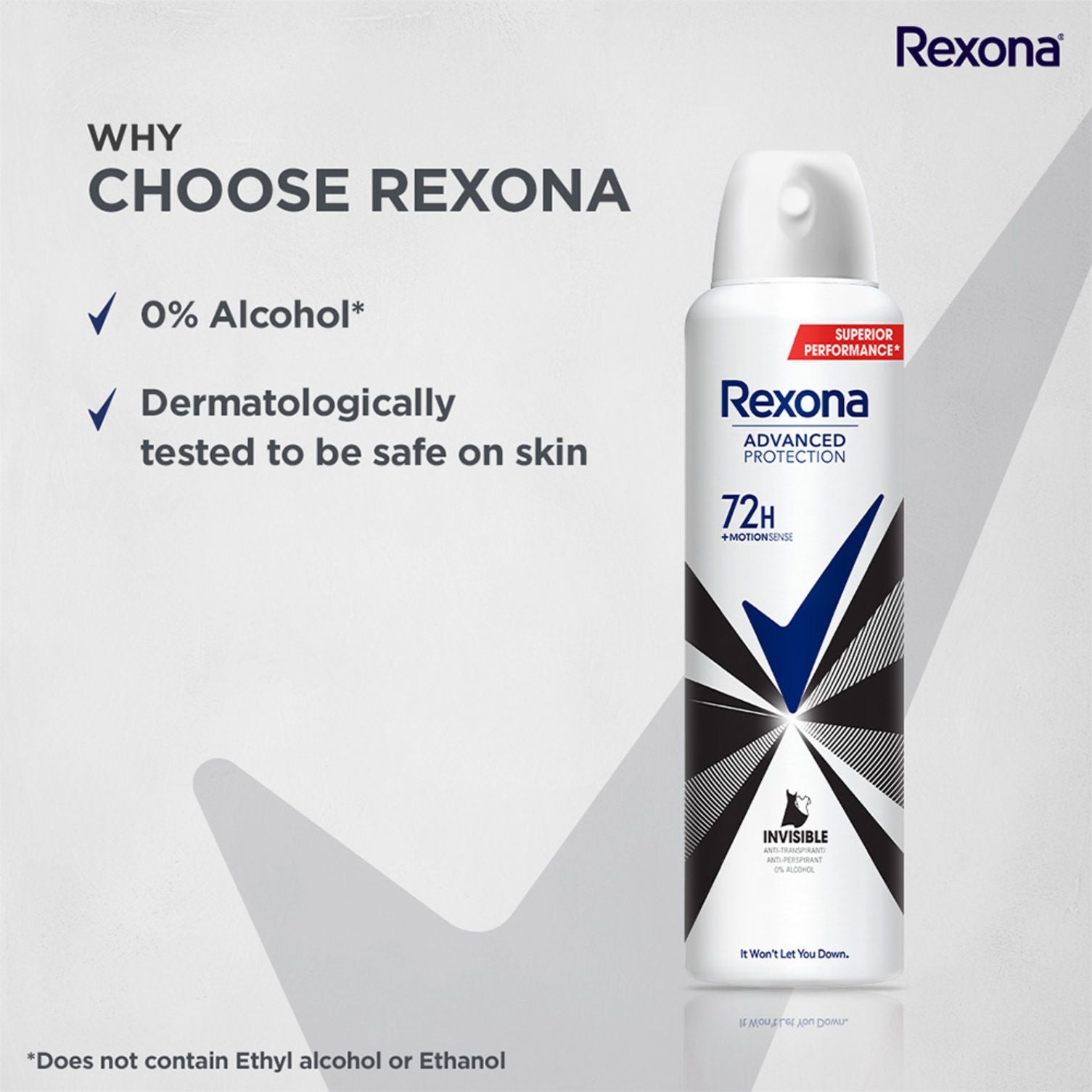 Rexona Invisible Advanced Protection Anti-Perspirant Deodorant For Women
