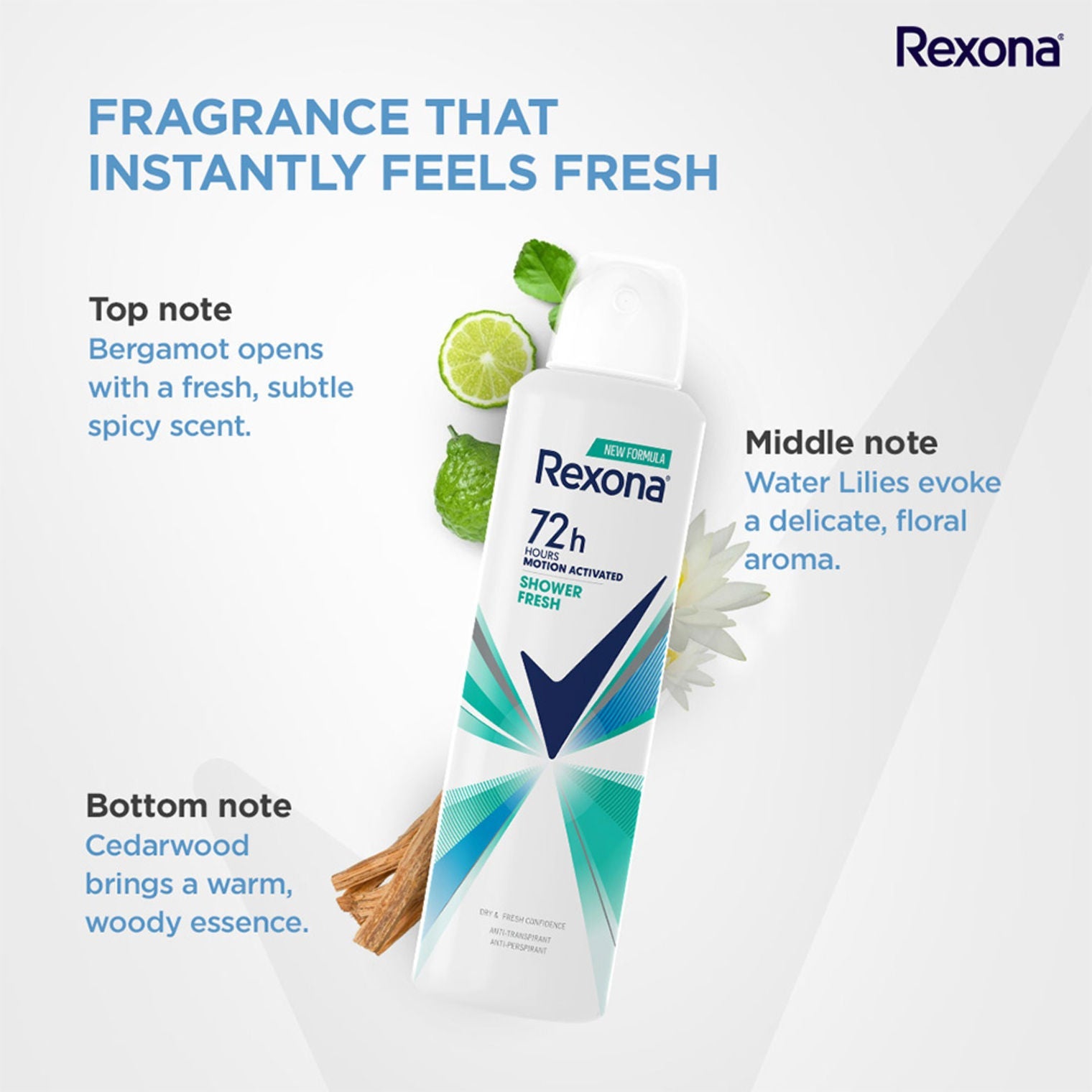 Rexona Shower Fresh Advanced Protection Anti-Perspirant Deodorant For Women