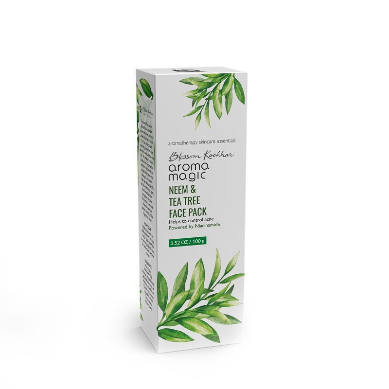 Aroma Magic Neem & Tea Tree Face Pack Powered By Niacinamide