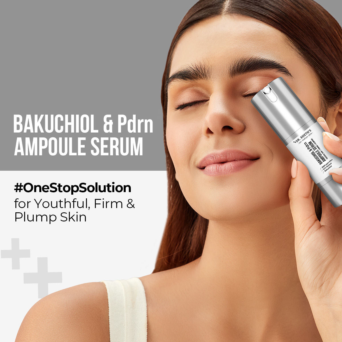 Dr. Sheth's Bakuchiol & PDRN Ampoule Serum Anti-Aging, Reduces Wrinkles, Fine Lines & Repairs Skin