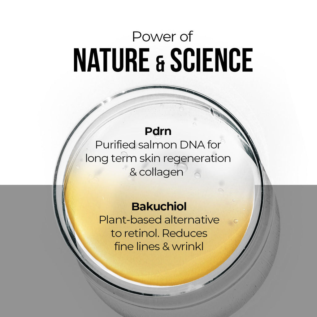 Dr. Sheth's Bakuchiol & PDRN Ampoule Serum Anti-Aging, Reduces Wrinkles, Fine Lines & Repairs Skin