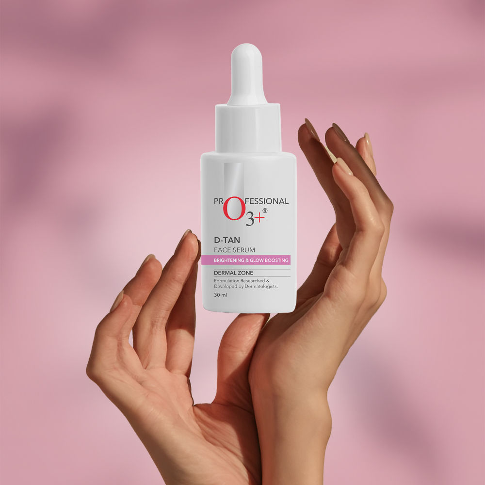 O3+ Dtan Face Serum With Niacinamide For Tan Removal, Glow & Brightening De-Tan