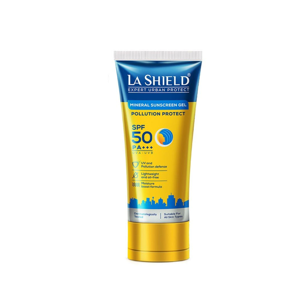 La Shield Pollution Protect SPF 50 Mineral Sunscreen Lightweight & Oil free Moisture Boost