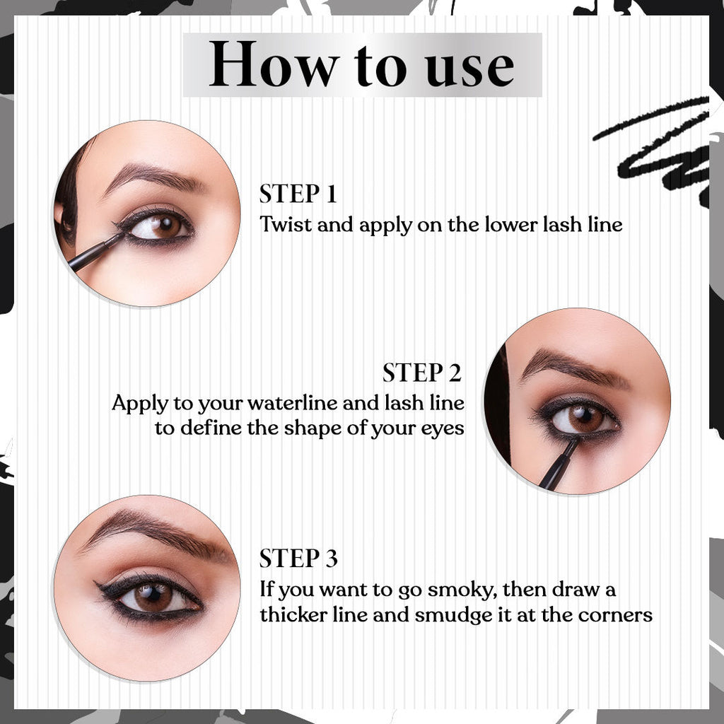 TNW The Natural Wash Eyecatchy Longstay Intense Waterproof Kajal Lasts Upto 12 Hrs