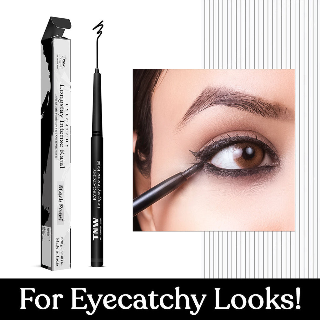 TNW The Natural Wash Eyecatchy Longstay Intense Waterproof Kajal Lasts Upto 12 Hrs