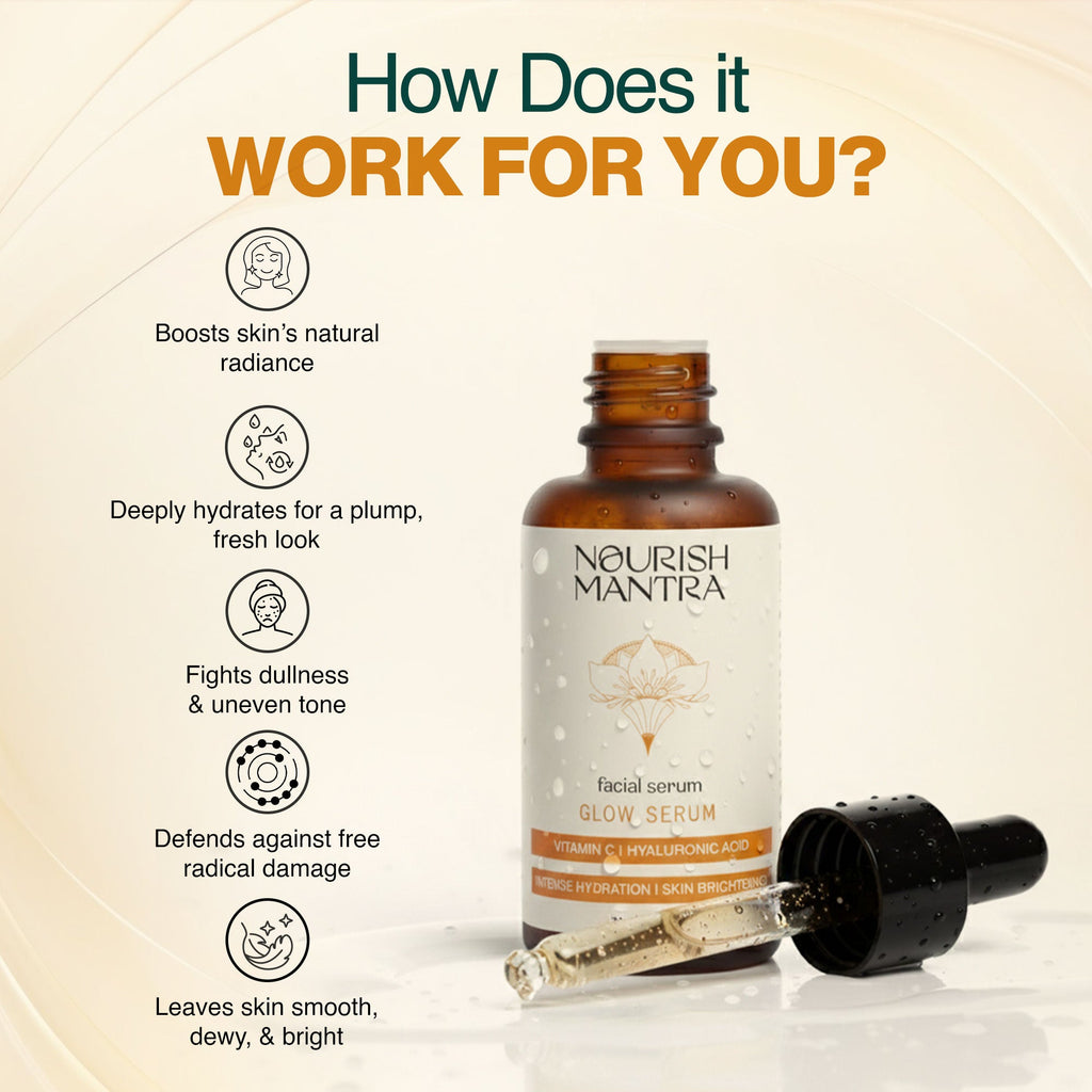 Nourish Mantra Glow Serum for Radiant and Glowing Skin