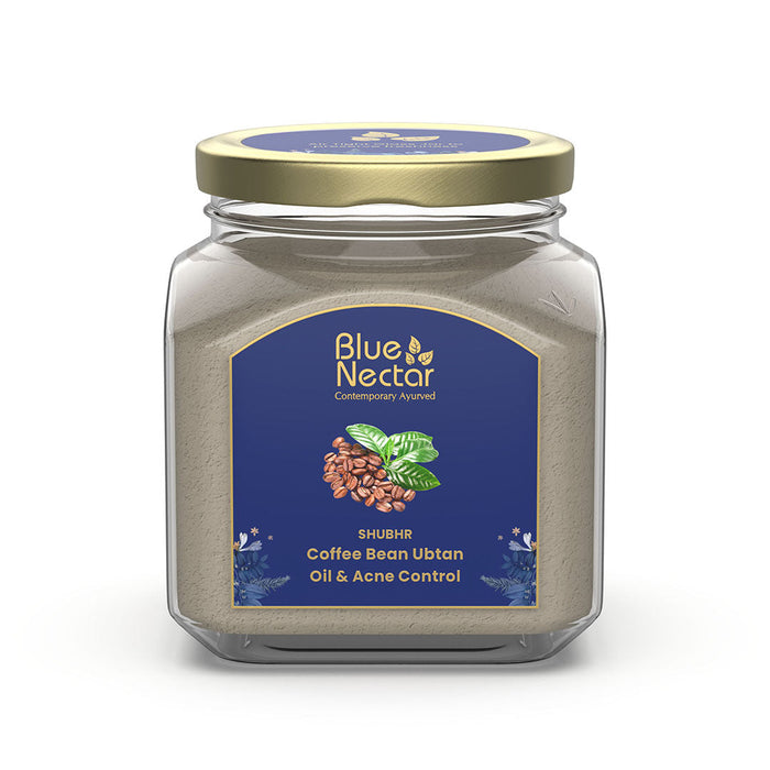 Blue Nectar Coffee Bean Ubtan Face Pack & Mask for Skin Repair & Detan (11 Herbs)