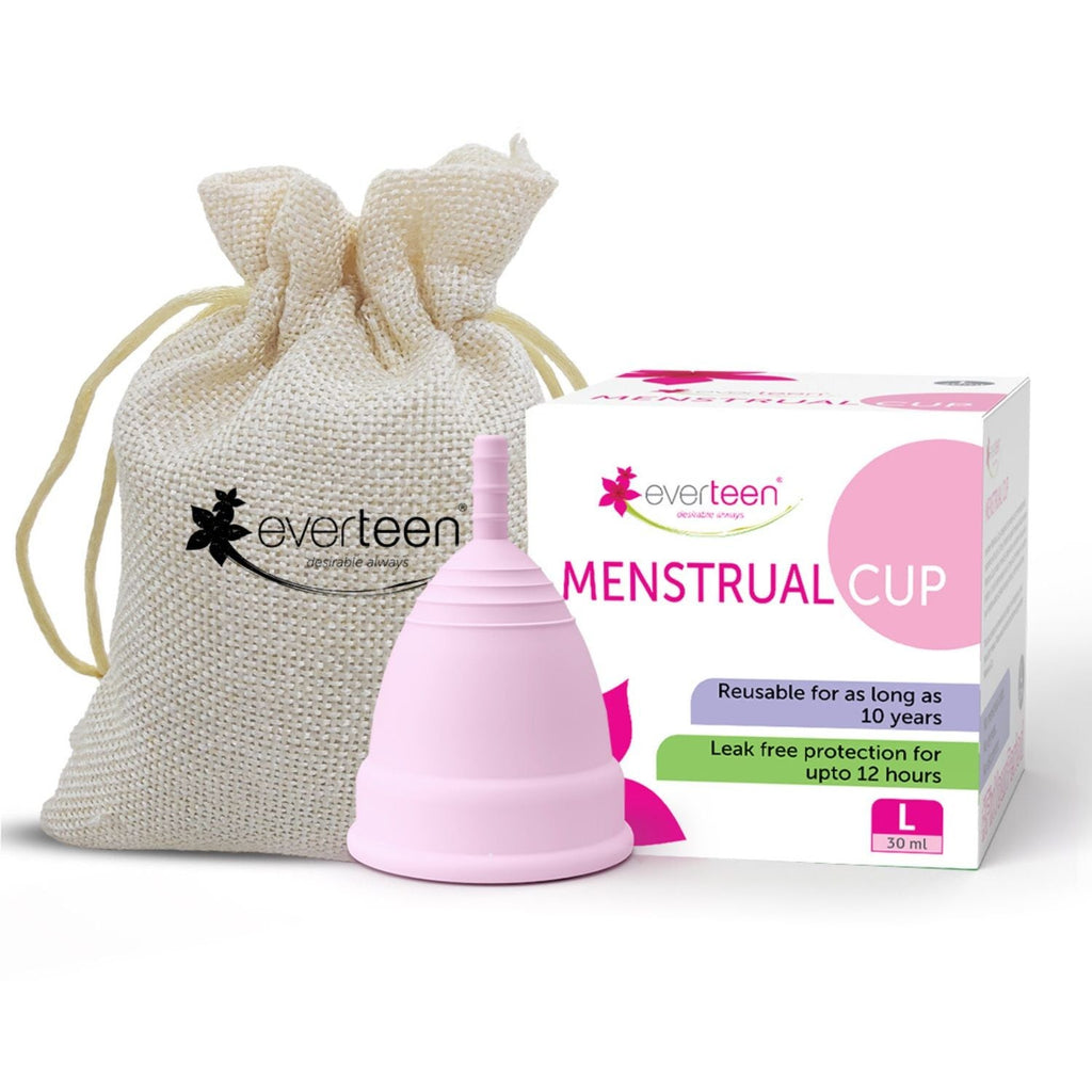Everteen Menstrual Cup 30ml for Women - 12 hours Leak-Proof Protection
