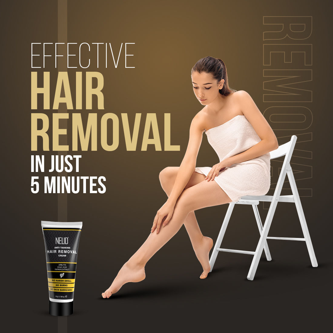 Neud Anti-Tanning Hair Removal Cream