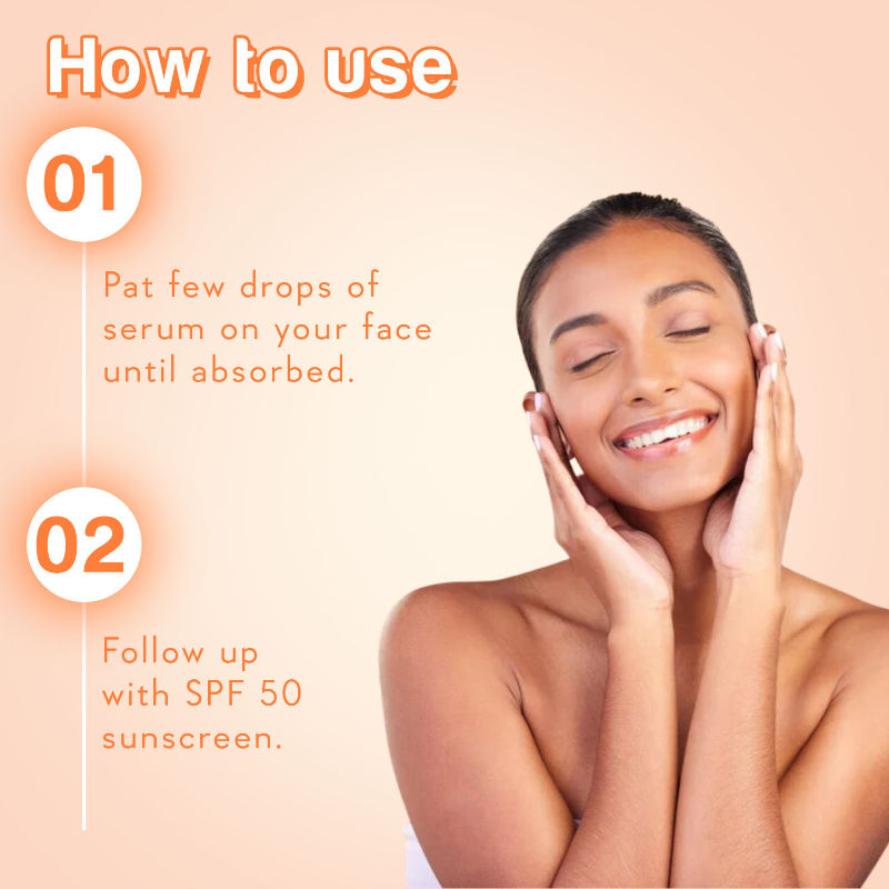WishCare Super Bright C16 Vitamin C Face Serum for Glowing Skin- Reduces Pigmentation & Dark Spots