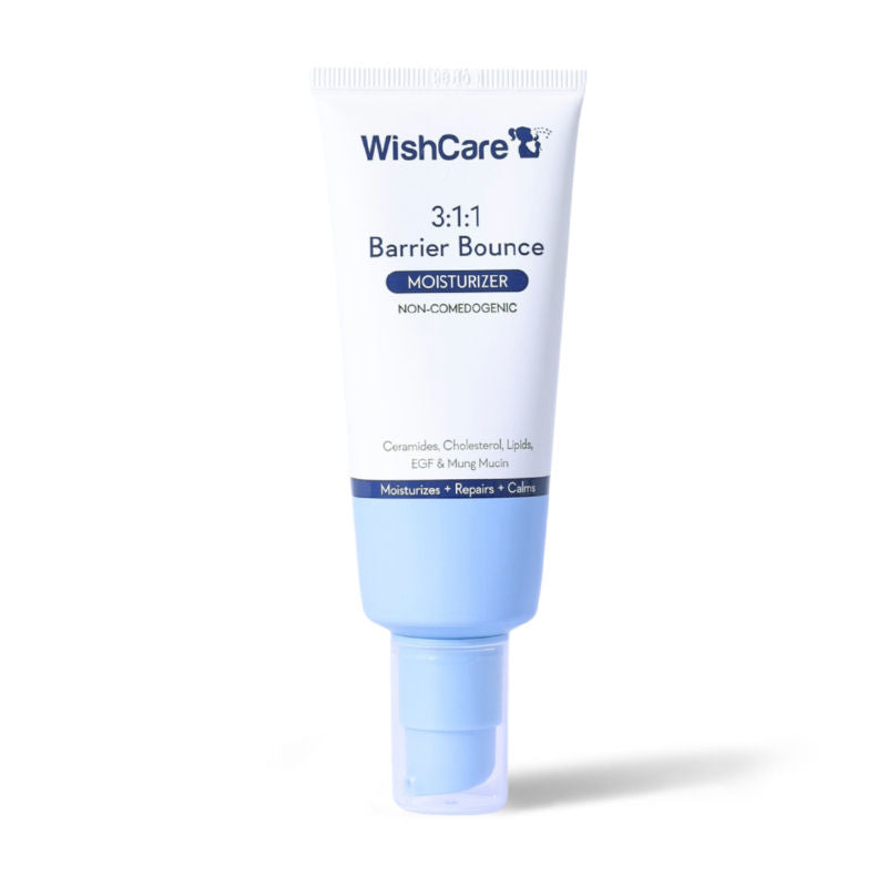 WishCare 3:1:1 Barrier Bounce Moisturizer for Dry Skin with Ceramides &Mung Mucin for Barrier Repair