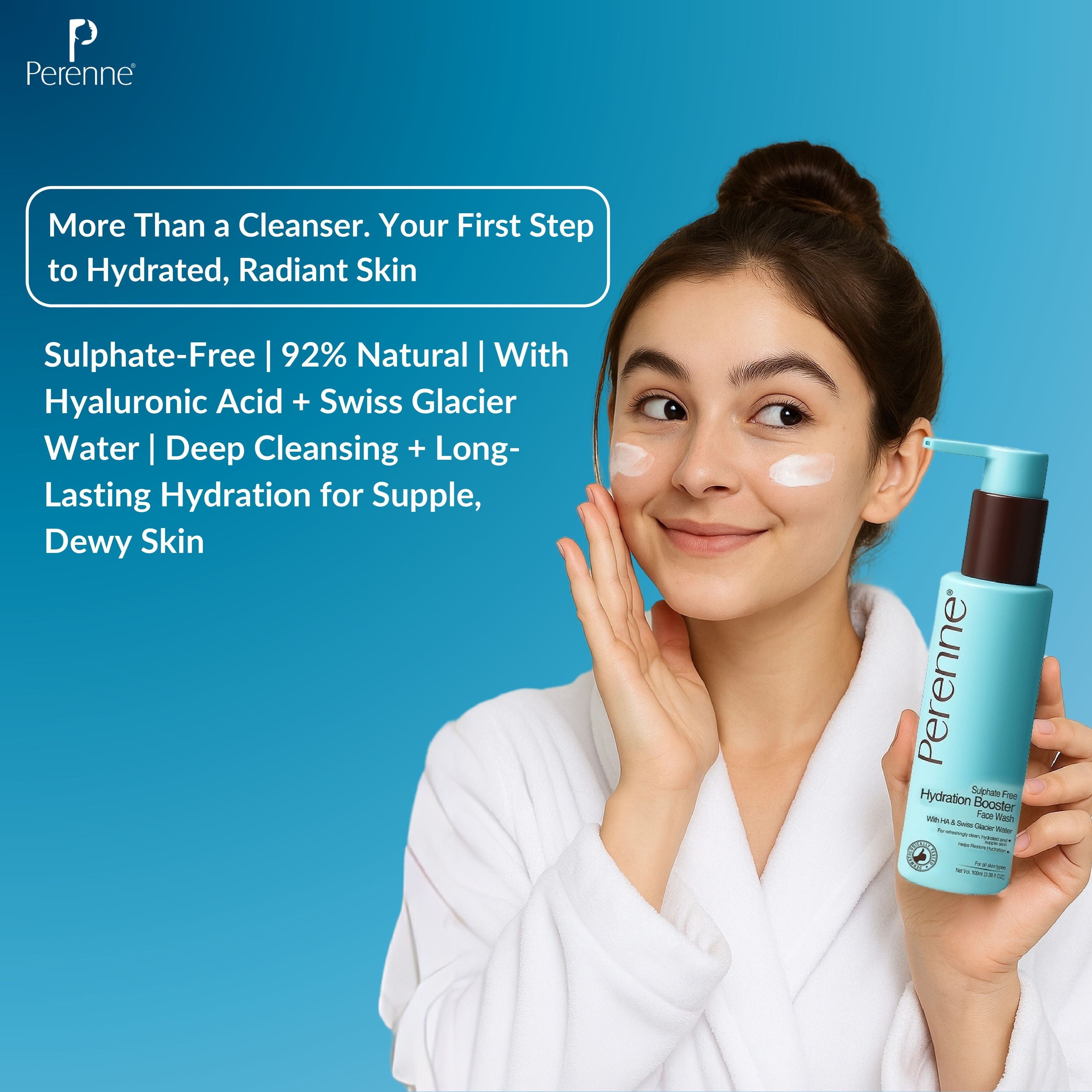 Perenne Sulphate-Free Hydration Booster Face Wash