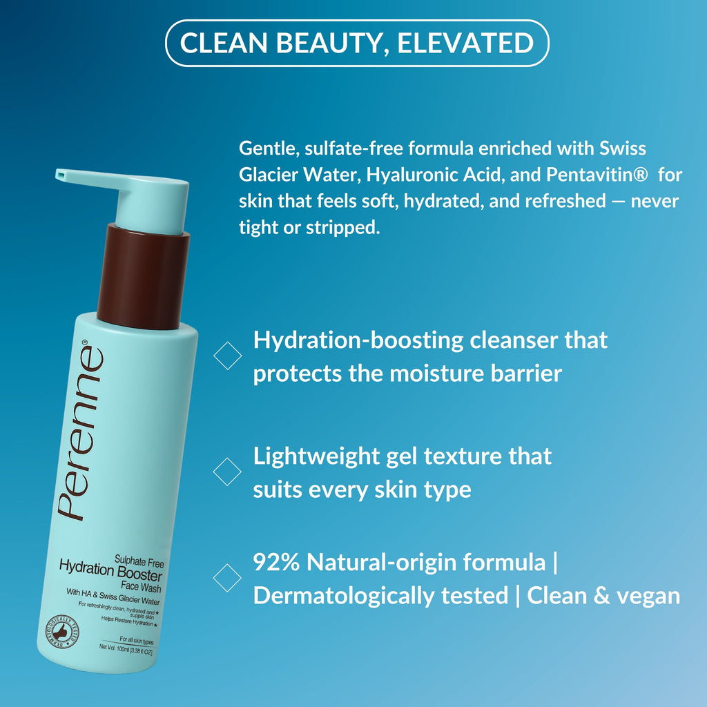 Perenne Sulphate-Free Hydration Booster Face Wash