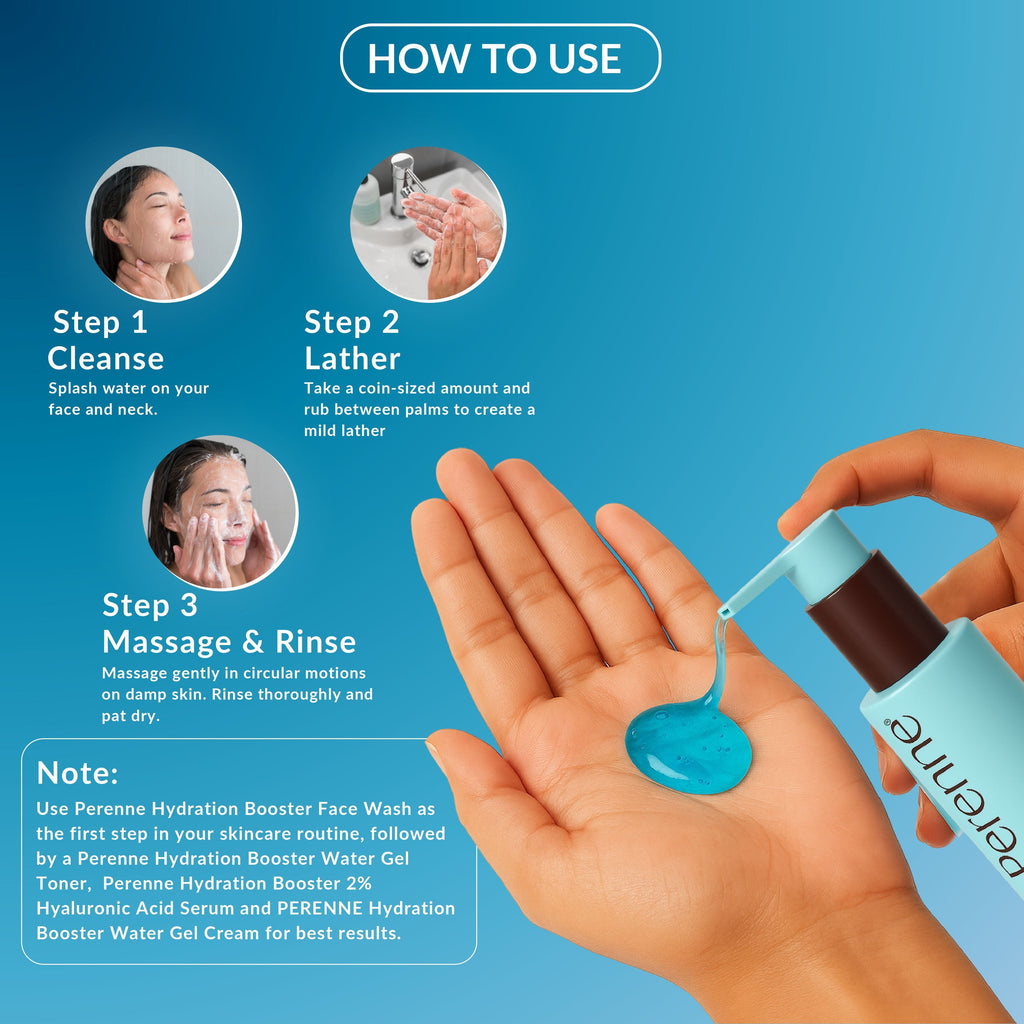 Perenne Sulphate-Free Hydration Booster Face Wash