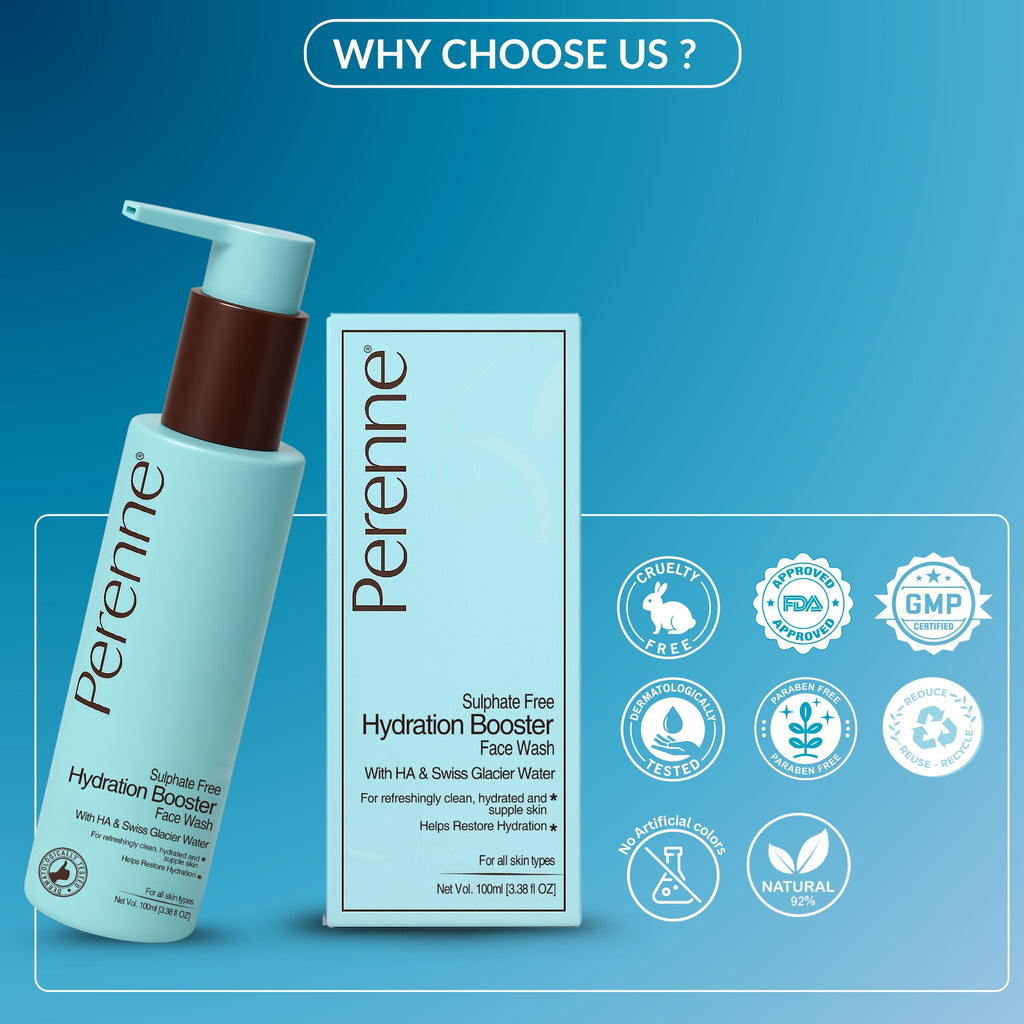 Perenne Sulphate-Free Hydration Booster Face Wash