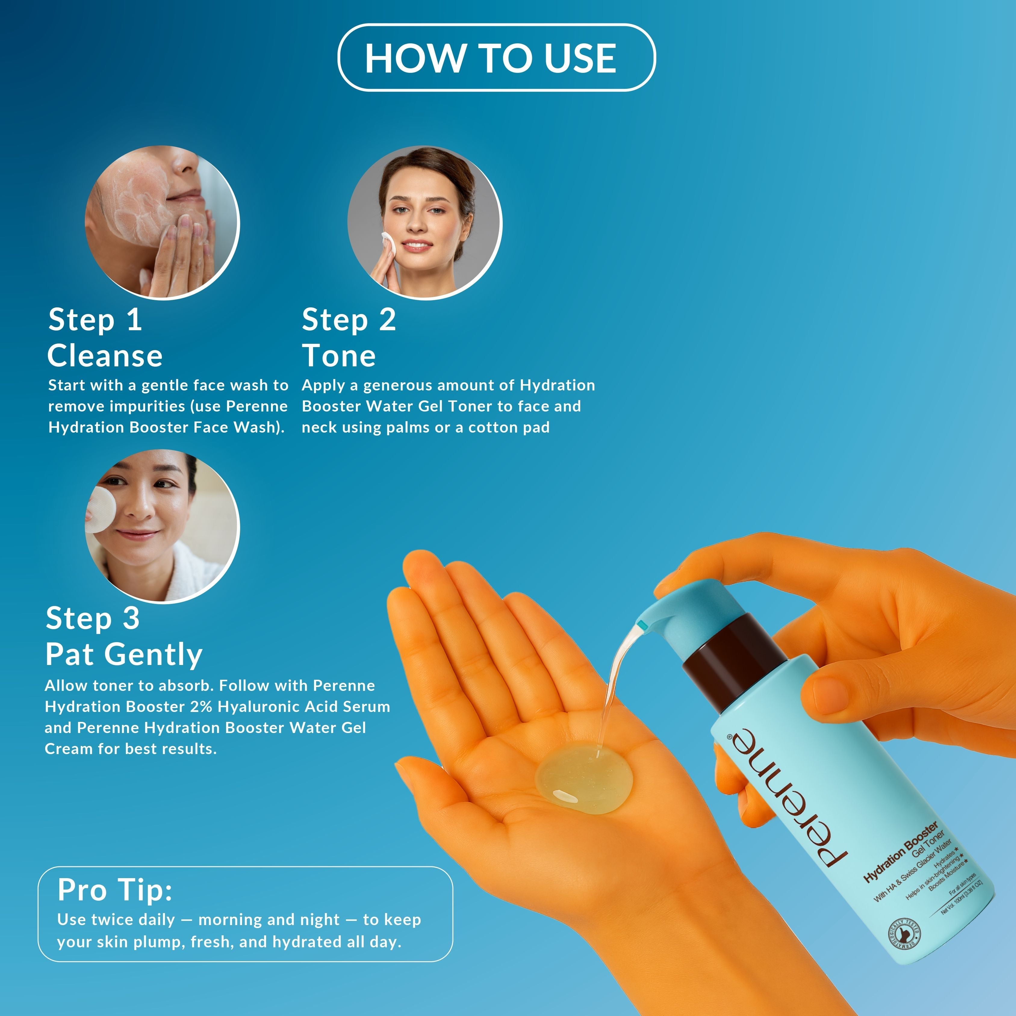 Perenne Hydration Booster Water Gel Toner