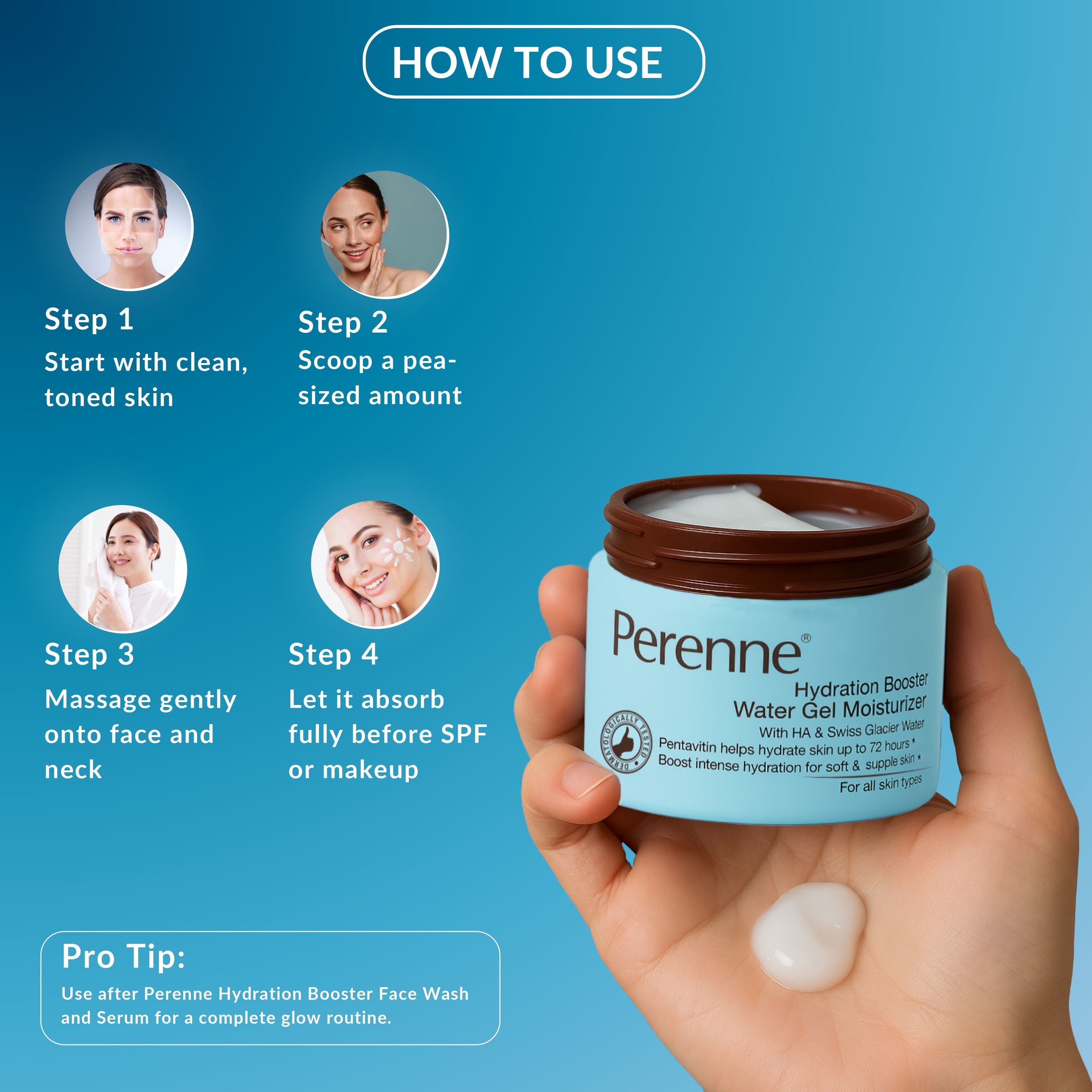 Perenne Hydration Booster Water Gel Moisturizer