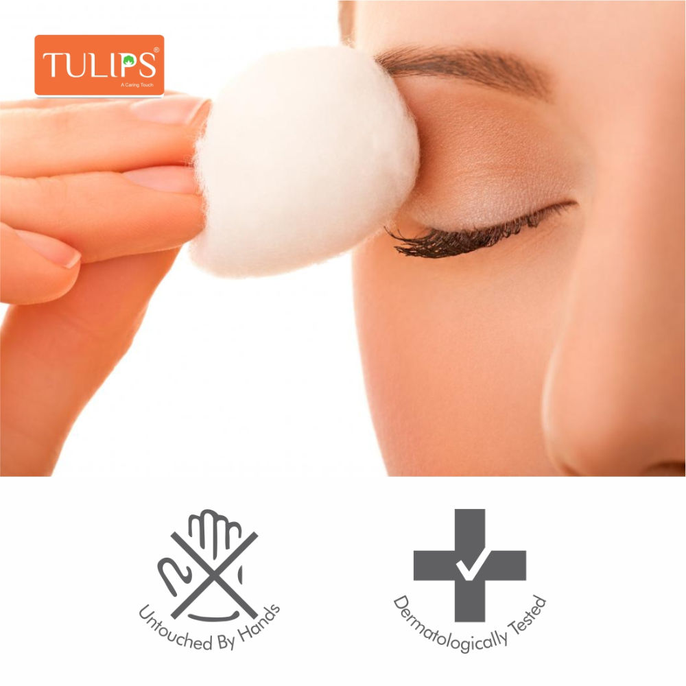 Tulips White Cotton Balls
