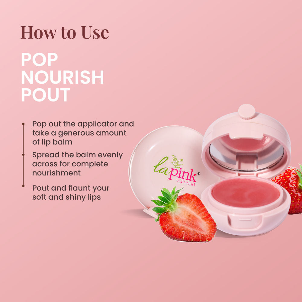 La Pink Tinted Lip Balm With Shea Kokum Butter Deep Nourishment And Hydration