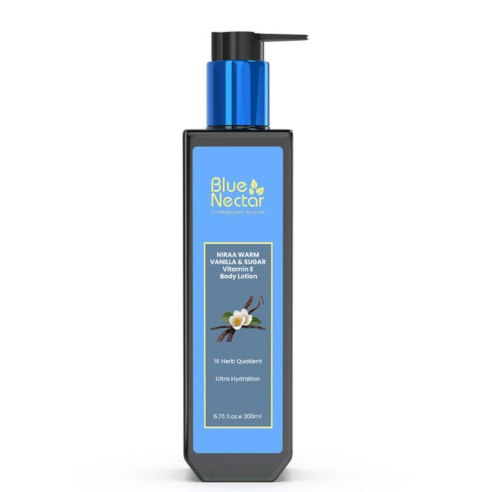 Blue Nectar Warm Vanilla Body Lotion With Vitamin E For Ultra Hydration