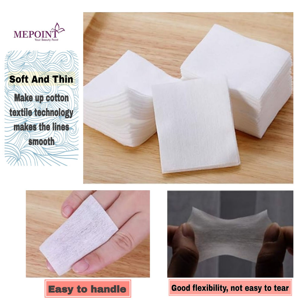 MEPOINT Makeup Cotton Pads - Natural, Double-Sided