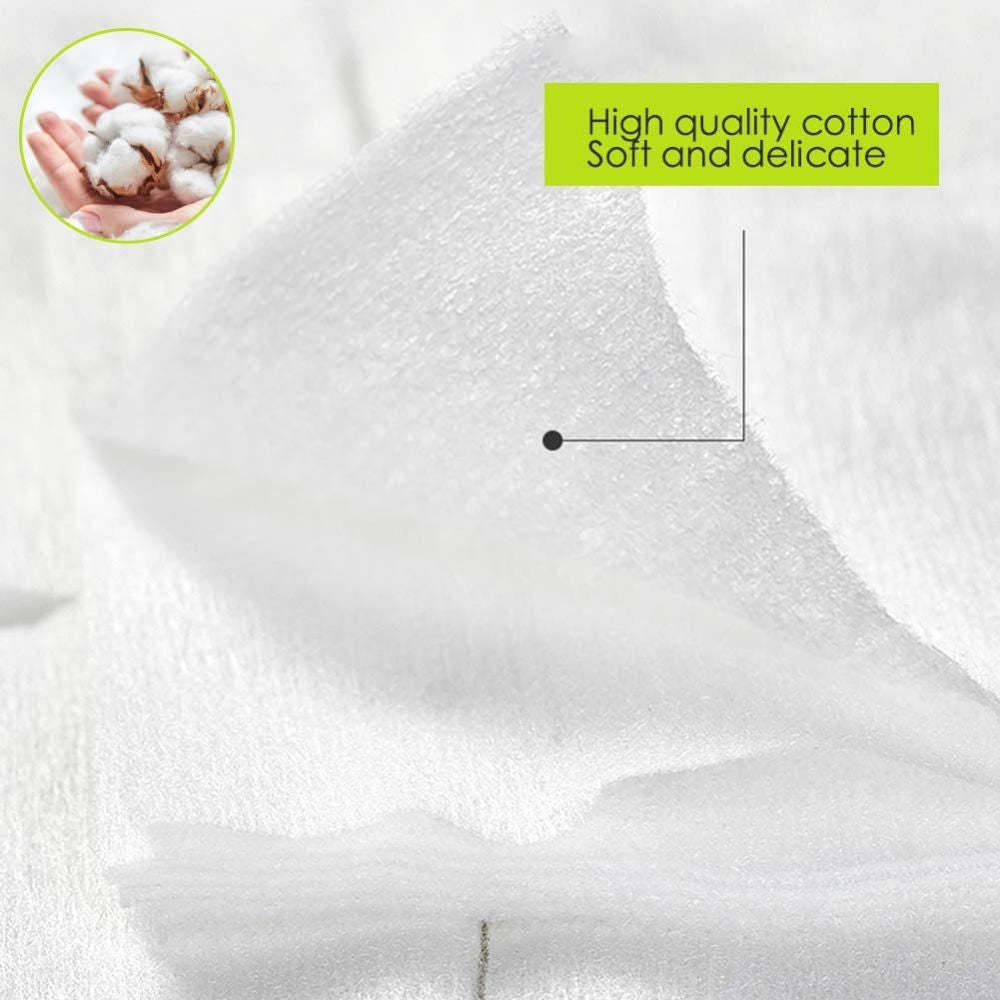 MEPOINT Makeup Cotton Pads - Natural, Double-Sided