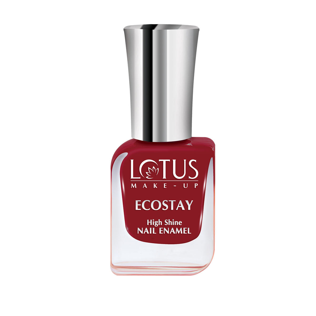 Lotus Make-Up Ecostay Nail Enamel Maroon Love, Easy to Apply & Glossy Finish