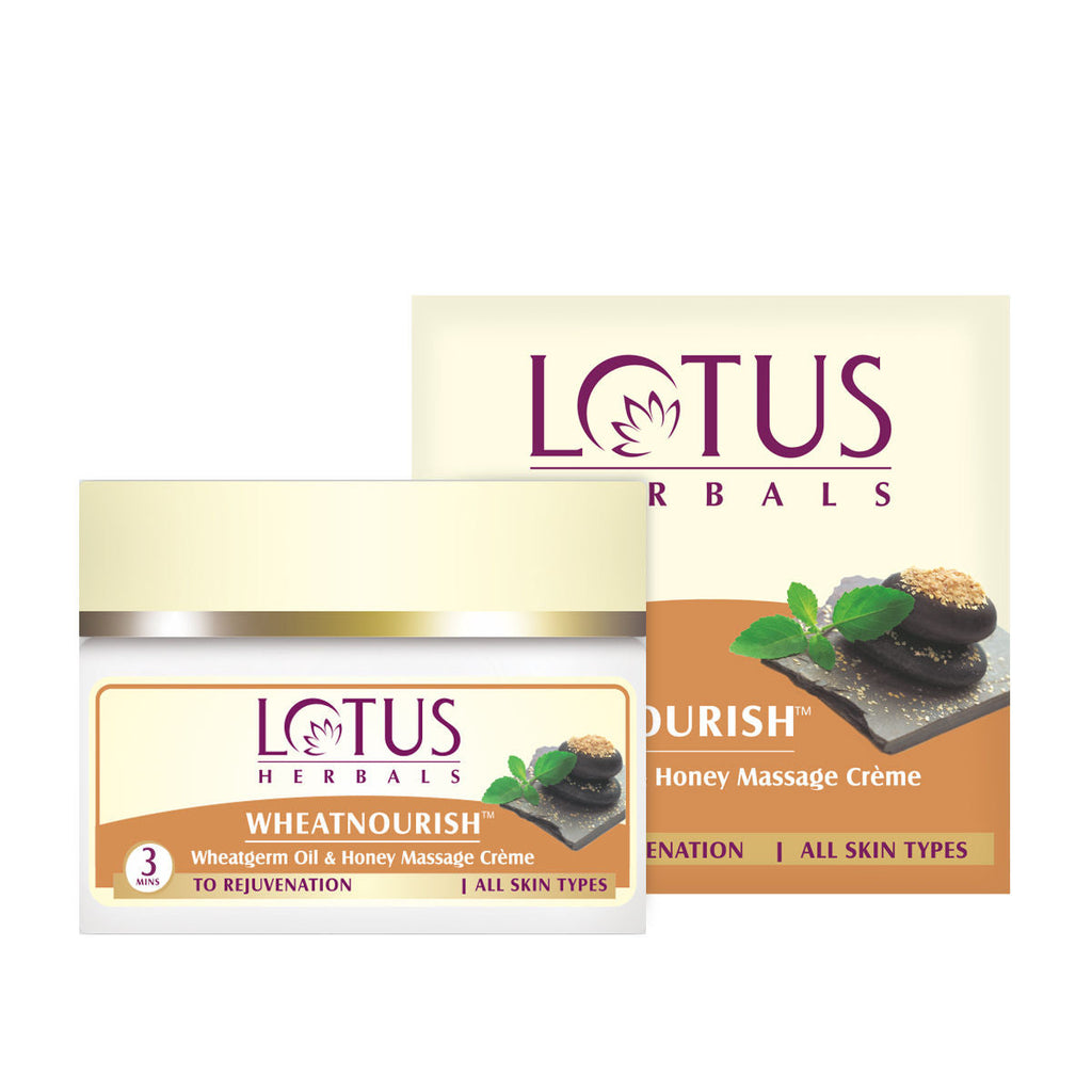 Lotus Herbals Wheatnourish Wheatgerm Oil & Honey Massage Cream