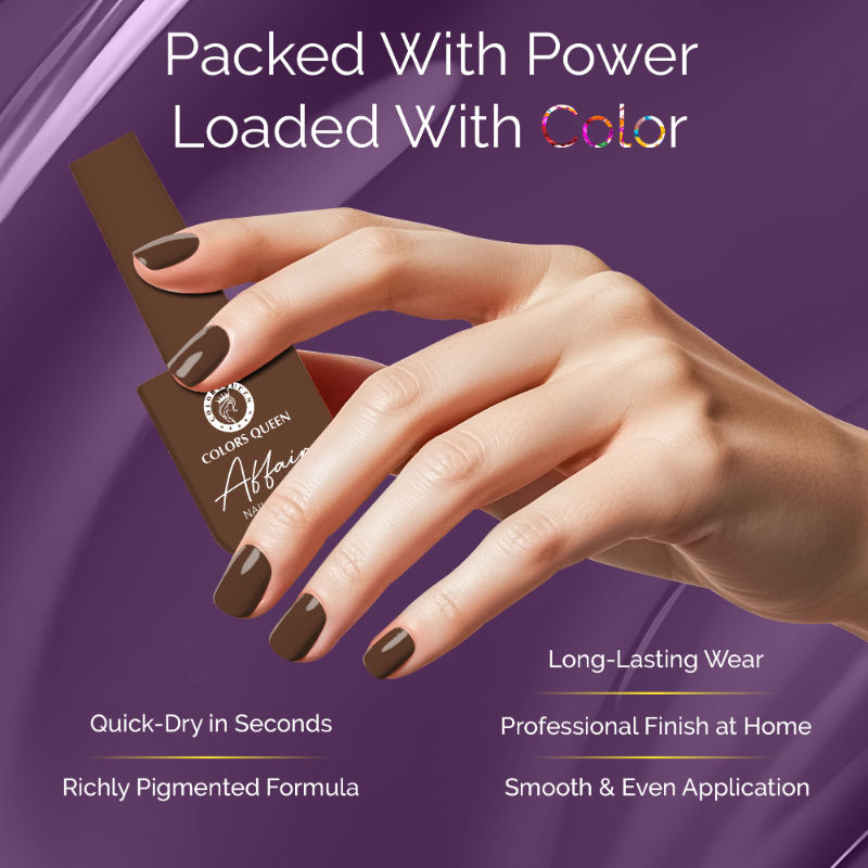 Colors Queen Affair Nail Laquer - Nut Pudding