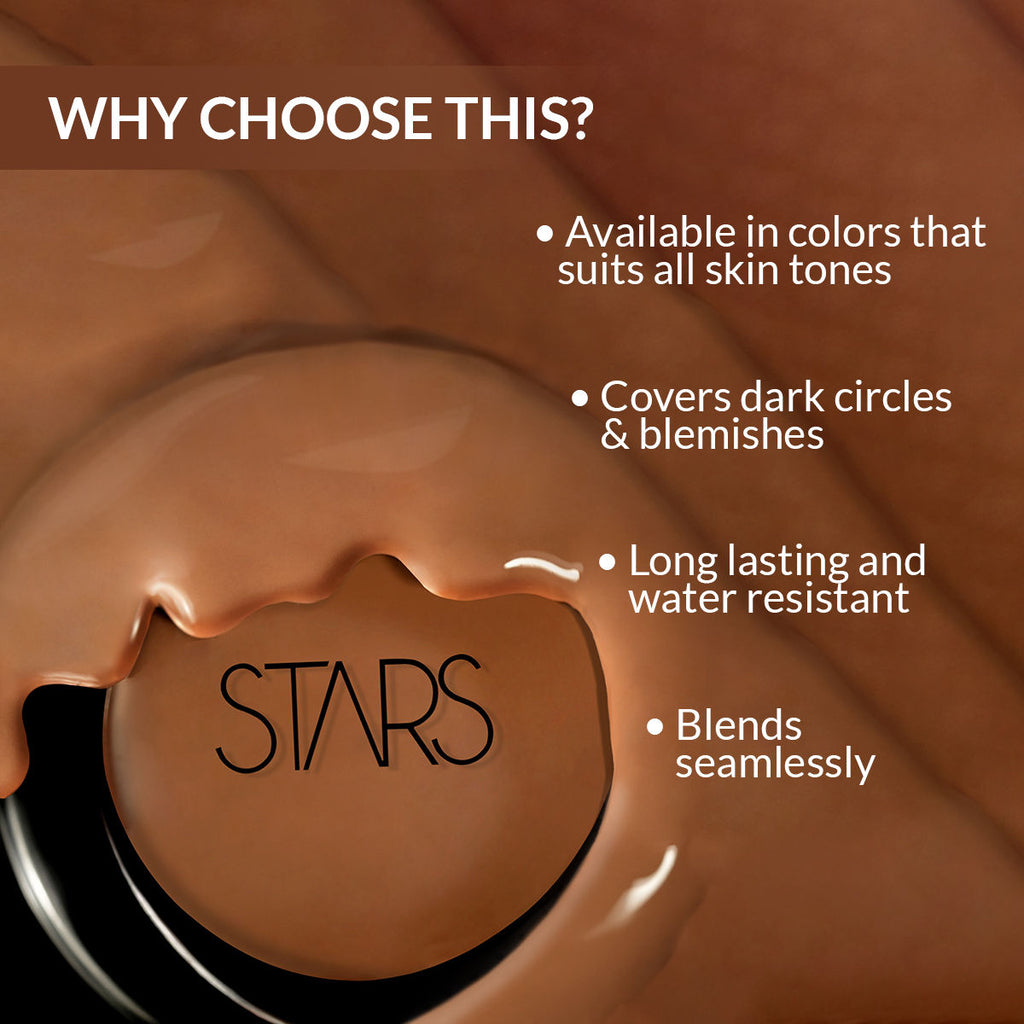 Stars Cosmetics Concealer For Face Makeup Creamy Matte Finish