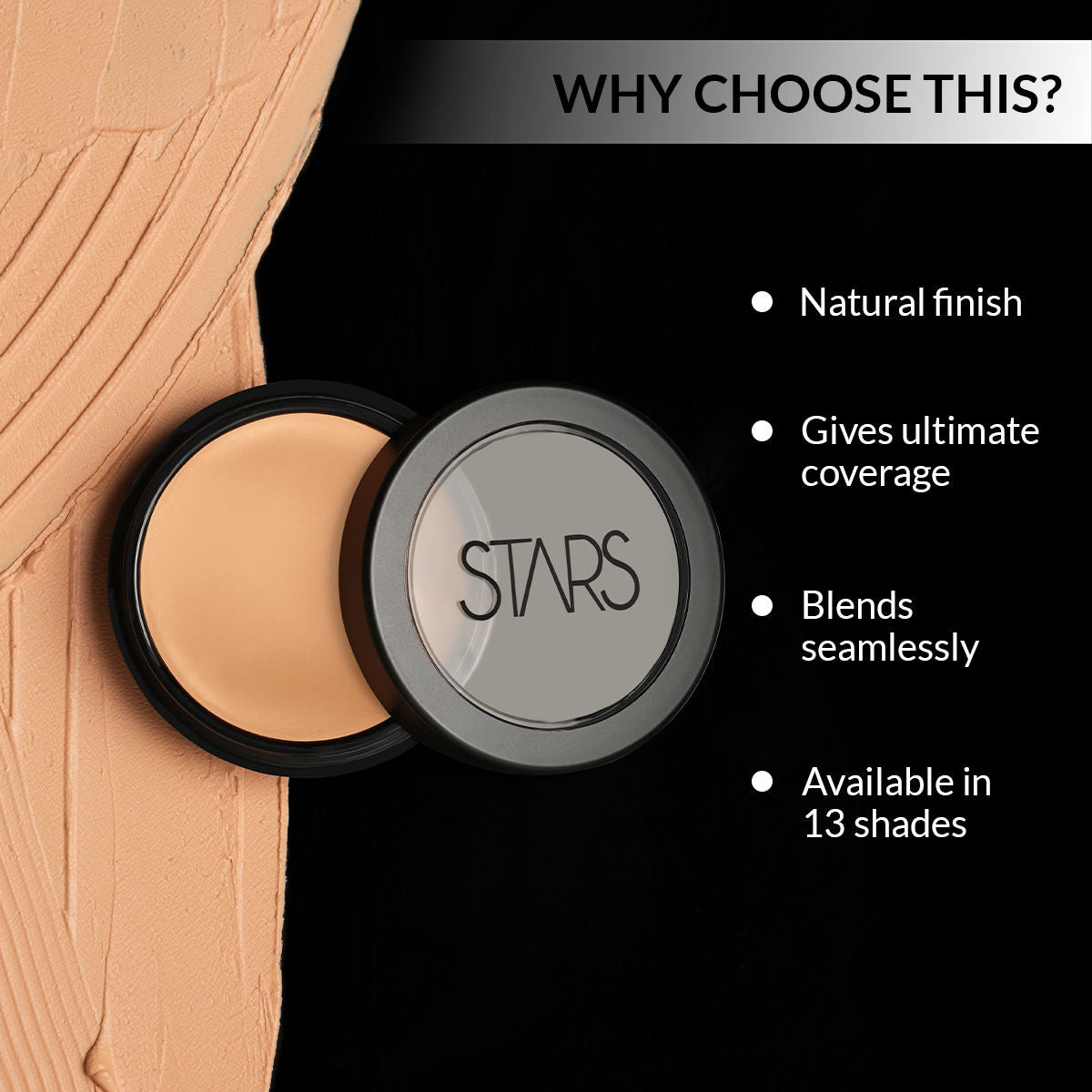 Stars Cosmetics Foundation For Face Makeup Creamy Matte Finish