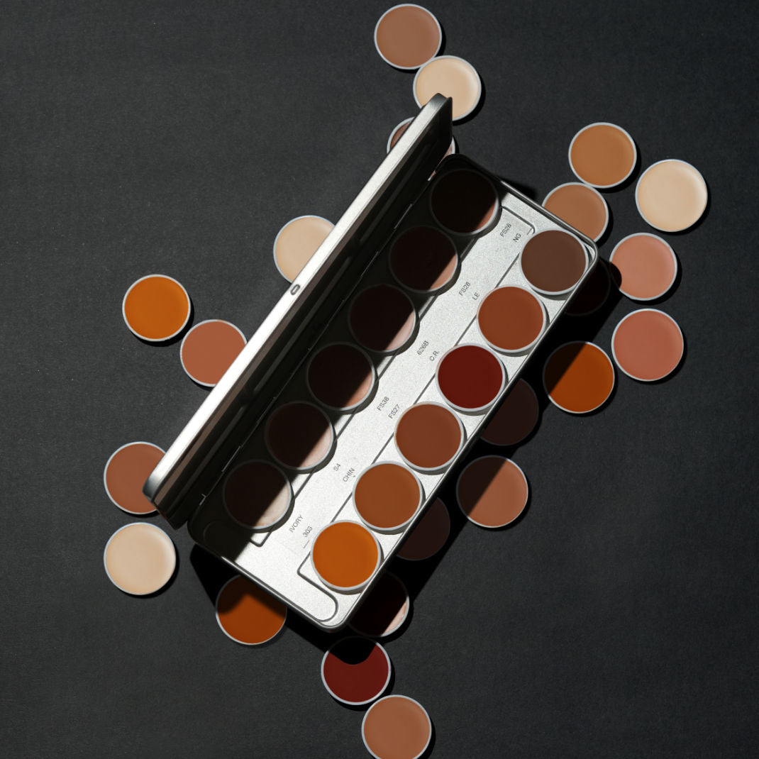 Stars Cosmetics 12 Colour Shades Palette For Face Makeup Matte Finish - Multicolor