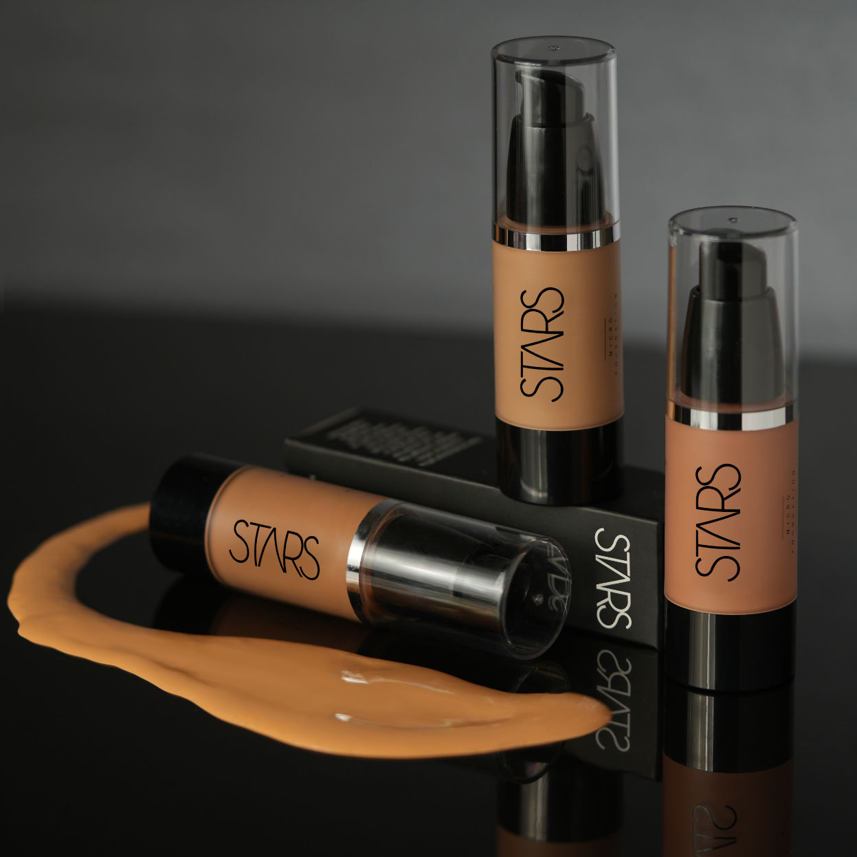 Stars Cosmetics Micro Liquid Foundation For Face Makeup Matte Finish